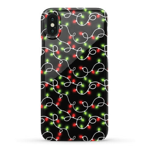 Christmas Lights Pattern Phone Case